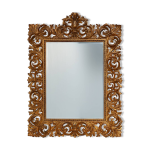 Grand miroir mural richement dcor de style baroque italien du xxe sicle