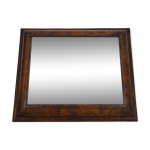 Trs grand miroir psych en bois de noyer. miroir cache bible orthodoxe. xixme. 53x63 cm - 20, 86x24 ...