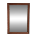 Grand miroir rectangulaire avec cadre en bois massif Grand miroir rectangulaire avec cadre en bois massif