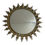 Grand miroir soleil des annes 50 italien