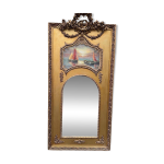 Grand miroir avec tableau bateau