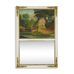 Grand miroir trumeau style louis xvi 2me moiti du xixme sicle