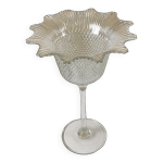 Grand photophore vintage sur pied