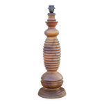 Grand pied de lampe bois tourn, lampe bois vintage, lampe  poser, lampe de salon, lampe de planche