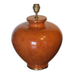 Grand pied de lampe en cramique annes 70's,