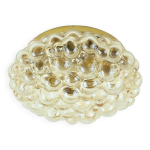 Grand plafonnier en verre bull� de style mid - century, con�u par h. tynell pour limburg dans les ann�es ...