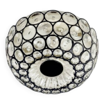 Grand plafonnier en verre du milieu du si�cle de limburg, allemagne, ann�es 1960.