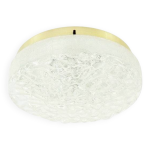 Grand plafonnier en verre de murano de style moderne du milieu du siècle de doria, années 1960 Grand plafonnier en verre de murano de style moderne du milieu du siècle de doria, années 1960