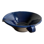 Grand plat bleu d' anduze