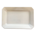 Grand plat classique blanc