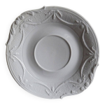 Trs grand plat coupe centre de table lafarge & co porcelaine limoges vintage