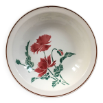 Grand plat creux décor coquelicots Grand plat creux décor coquelicots