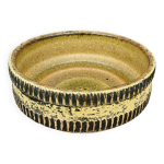 Grand plat en grs  dcor rainur, dans le got de pieter groeneveldt