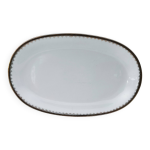Grand plat ovale porcelaine winterling bavaria dcor frise dore excelsior