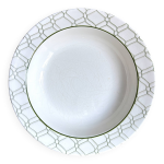 Grand plat rond creux christian dior en faence italienne