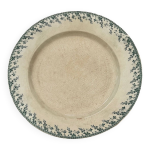 Grand plat rond en porcelaine opaque de gien modèle montigny Grand plat rond en porcelaine opaque de gien modèle montigny