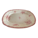 Grand plat watteau sarreguemines