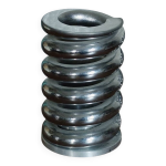 Grand pot porte - stylo � ressort � en acier design ann�es 70