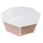 Grand saladier. verre opalin france