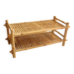 Grand support  plantes en bambou - porte - revues - vintage