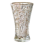 Grand vase ancien en cristal cisel