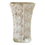 Grand vase ancien en cristal taill