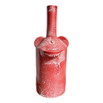 Grand vase cramique rose