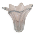 Grand vase en cristal signé bayel Grand vase en cristal signé bayel