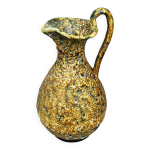 Grand vase forme cruche céramique fat - lava / miel h 40 cm - vallauris Grand vase forme cruche céramique fat - lava / miel h 40 cm - vallauris