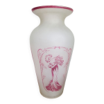 Grand vase motif art nouveau