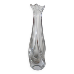 Grand vase soliflore cristal daum h32cm Grand vase soliflore cristal daum h32cm
