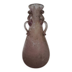 Grand vase en verre scavo murano h 37 cm