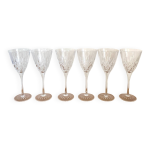 Grand verres  eau thomas webb - cristal - modle romo - vintage