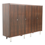 Grande armoire design vintage avec penderie et rangement des annes 60