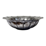 Grande bassine, coupe, olri italie vintage année 50 argentée martelée Grande bassine, coupe, olri italie vintage année 50 argentée martelée