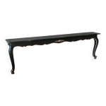 Grande console en bois noirci