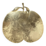 Grande coupe en laiton, en forme de pomme