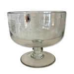 Grande coupe en verre souffl� la roch�re