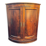 Grande encoignure xixe si�cle en noyer massif