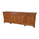 Grande enfilade en merisier, style restauration milieu xixe