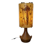 Grande lampe accolay cramique et rsine