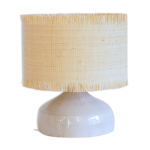 Grande lampe en cramique maille signe jean chatoney