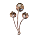 Grande lampe chrome des annes 70 3 bras bureau architecte