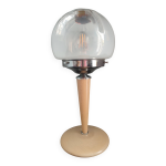 Grande lampe de table en verre de murano vintage