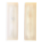 Grande paire d'appliques caisson lumineux plafonnier en plexiglas blanc et tube non lamp - 7393