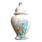 Grande potiche vase à couvercle Grande potiche vase à couvercle