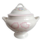 Grande soupire en porcelaine orchies moulin des loups saint - amand - lgumier 2, 5 litres