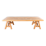 Grande table basse en bois