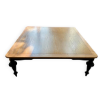 Trs grande table basse carre 120x120 cdre massif menuisier