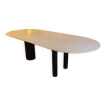Grande table � manger en marbre 1980 s